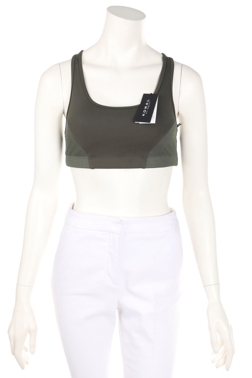 KORAL - Cropped-Sport Top - S