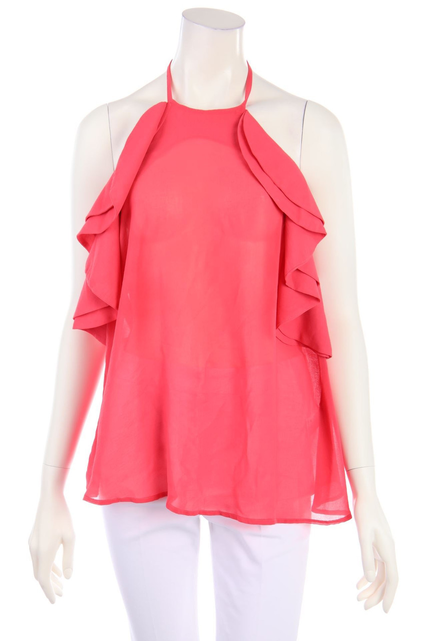 ELISABETTA FRANCHI - Top with Volants - D 38