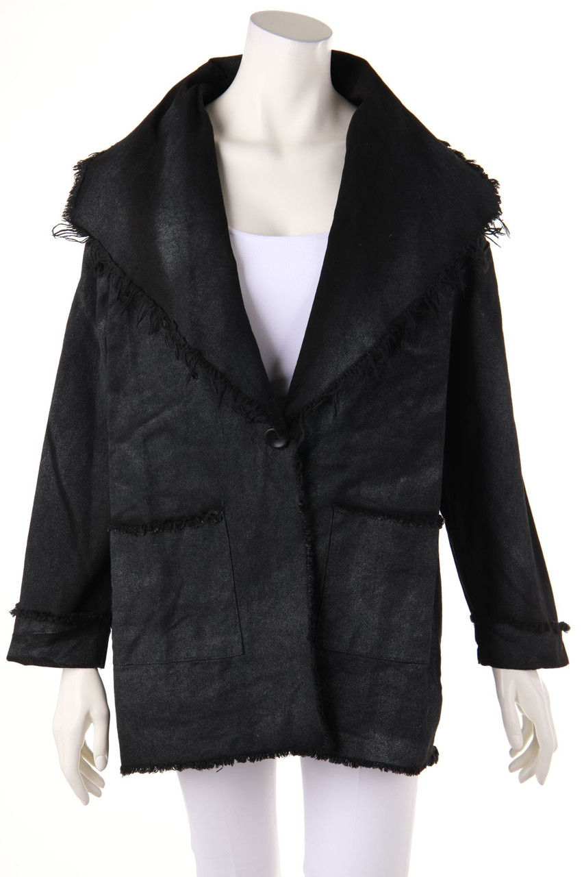 MONICA LENDINEZ - Blazer-Jacke aus Baumwolle mit Metallic-Effekt - M