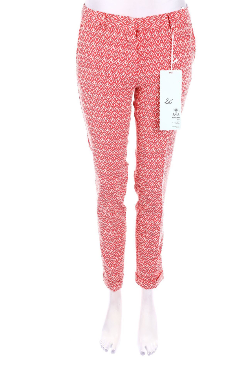 MONOCROM - Skinny Pants, Jacquard - W26