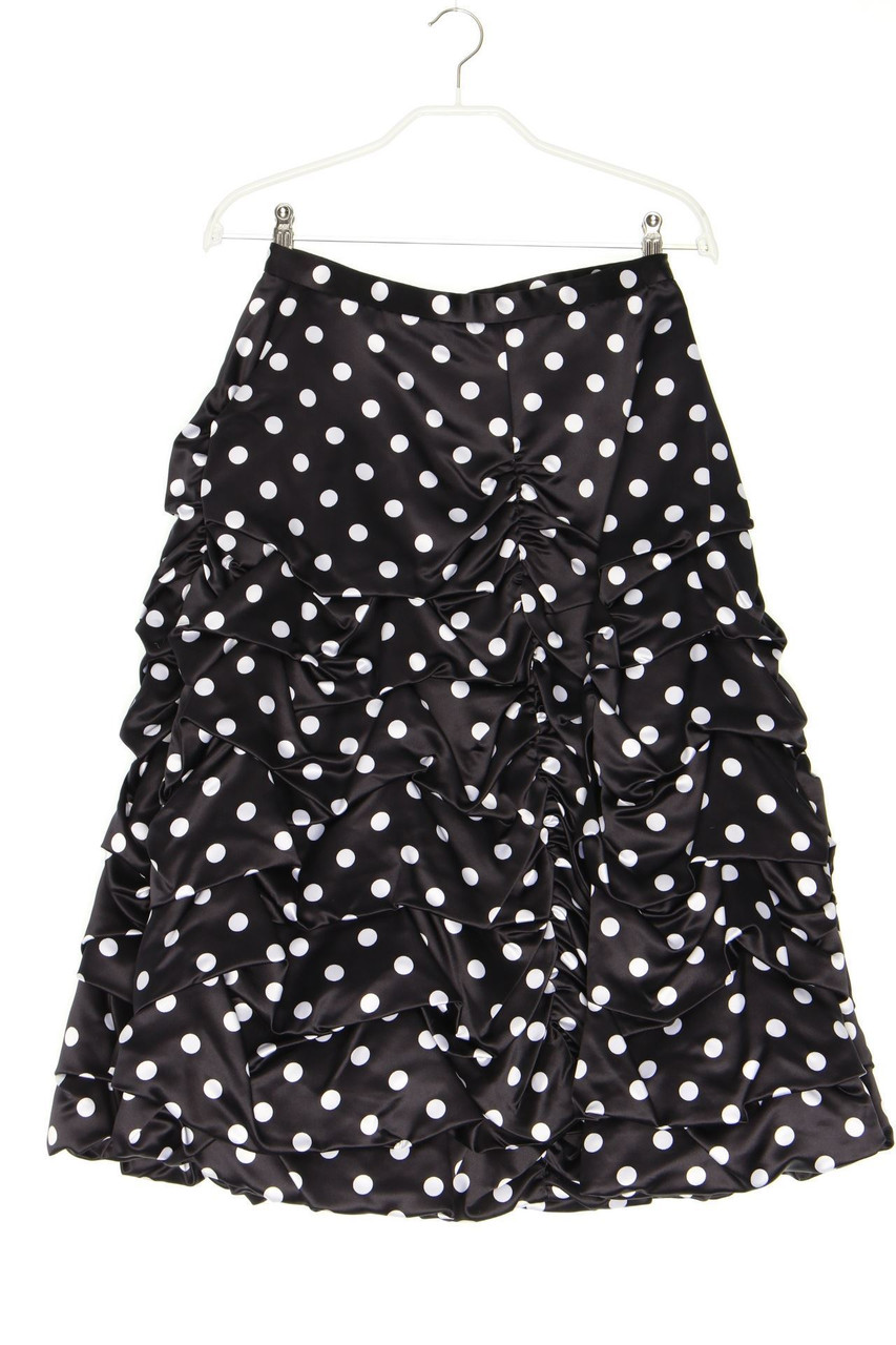 MICHAEL KORS - Midi Skirt made of Silk with Tulle with Dots - D 36