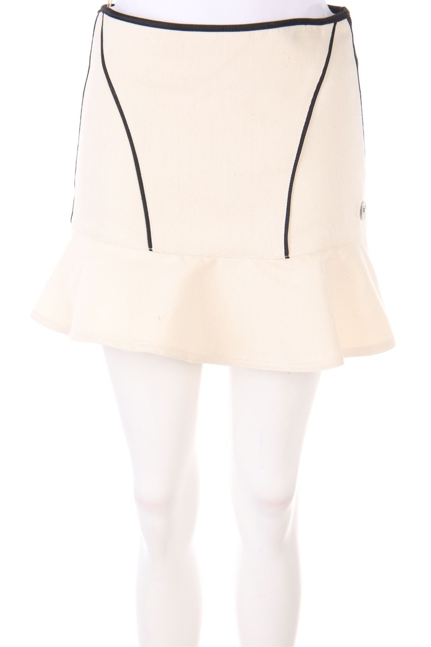 AJ ARMANI JEANS - Skirt with Logo Application with Volants - D 38