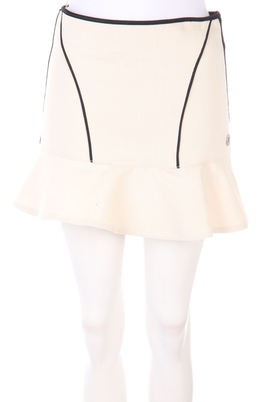 AJ ARMANI JEANS - Skirt with Logo Application with Volants - D 38