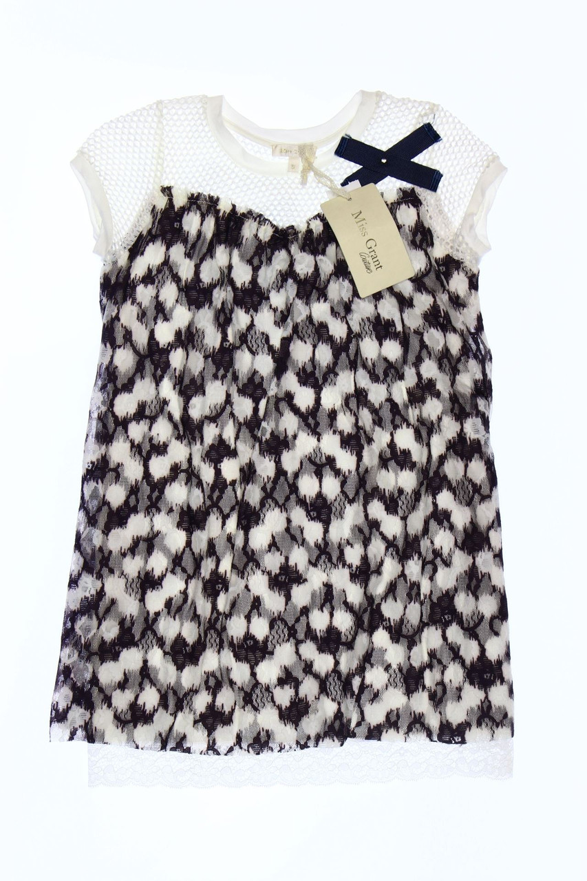 MISS GRANT - dress, Lace with Print - 116