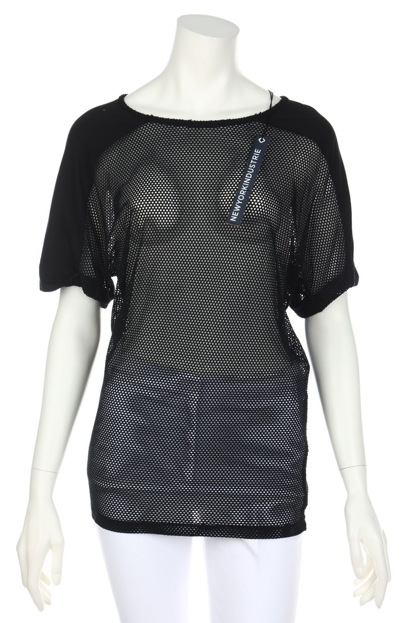 NEW YORK INDUSTRIE - Batwing-Shirt aus Mesh - D 34