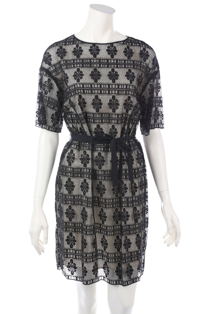 Gold Case - Shortsleeve-Lace Dress, Lace - D 36