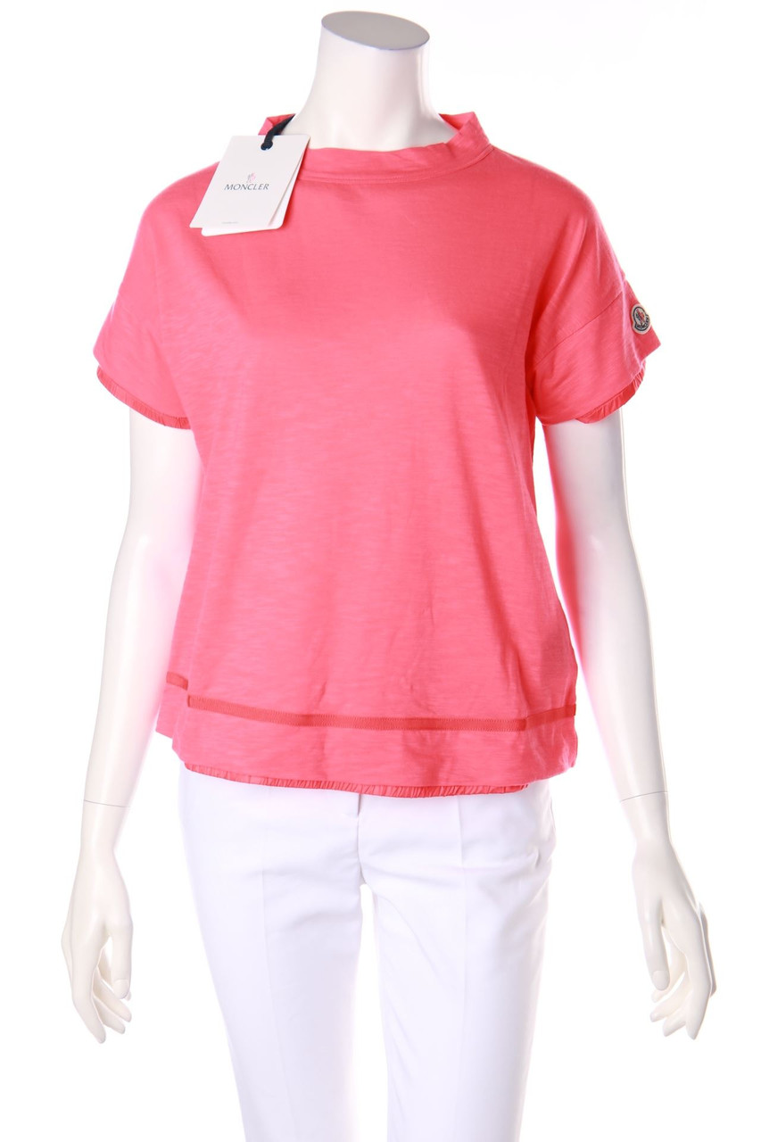 Moncler - Shirt mit Logo-Patch - S