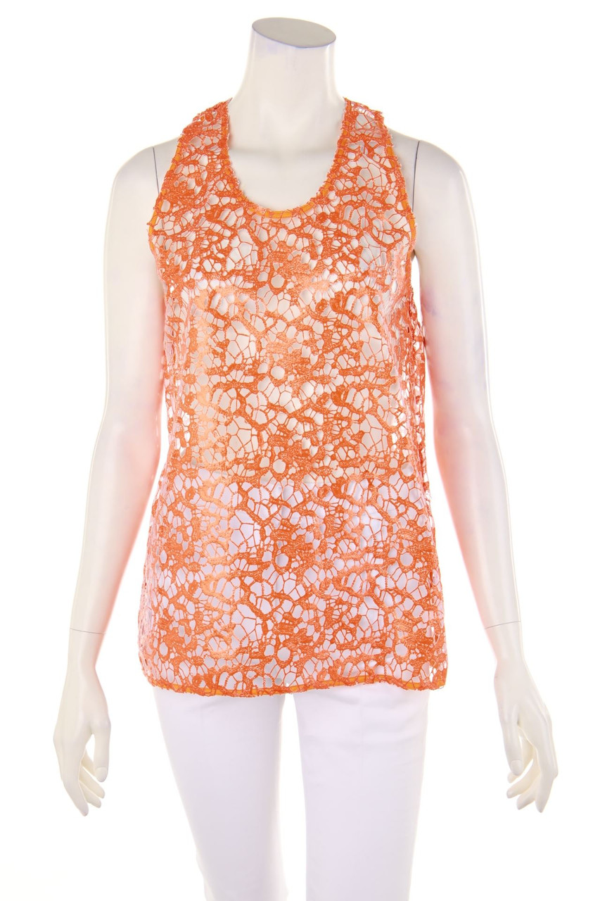 MSGM - Coated-Lace-Top with Sequins - D 34