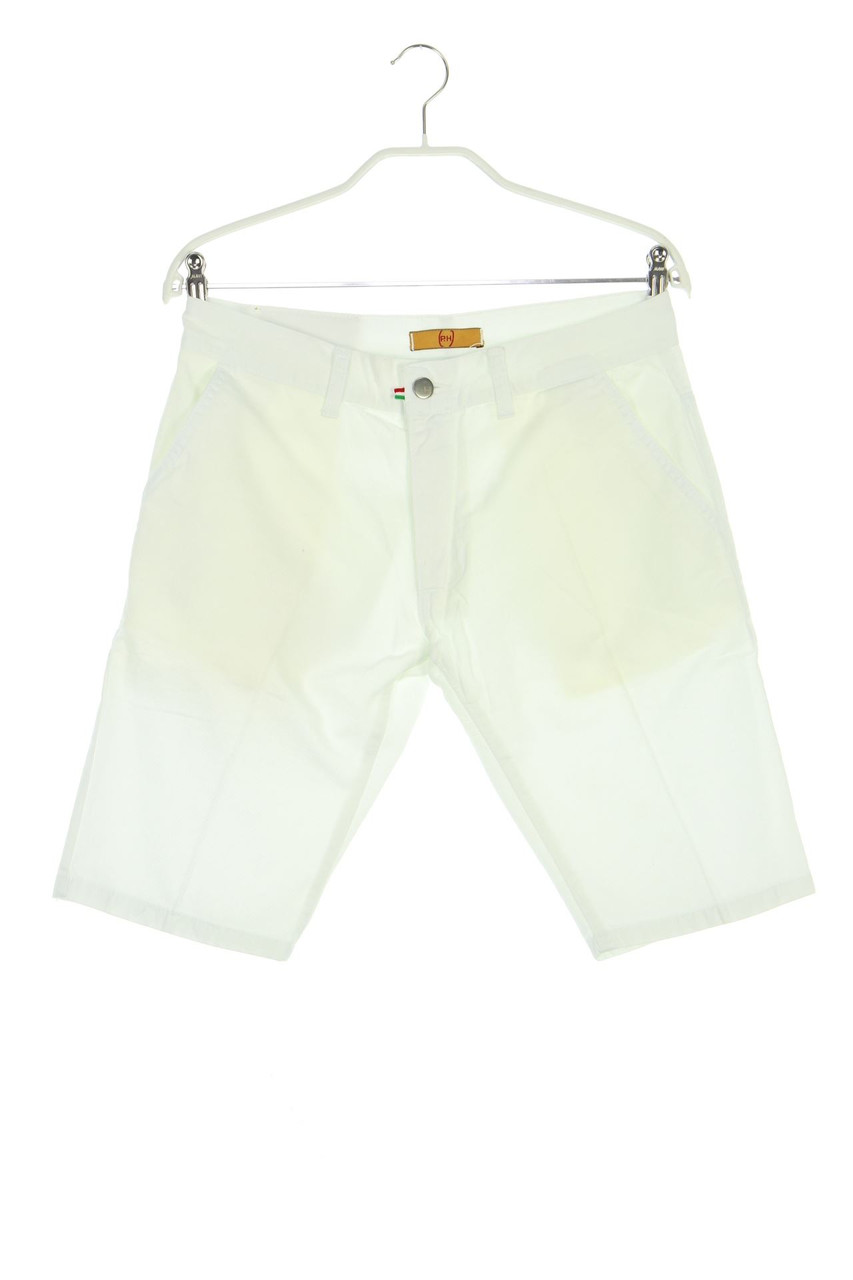 P.H - Jeans Shorts with Logo Patch - D 38