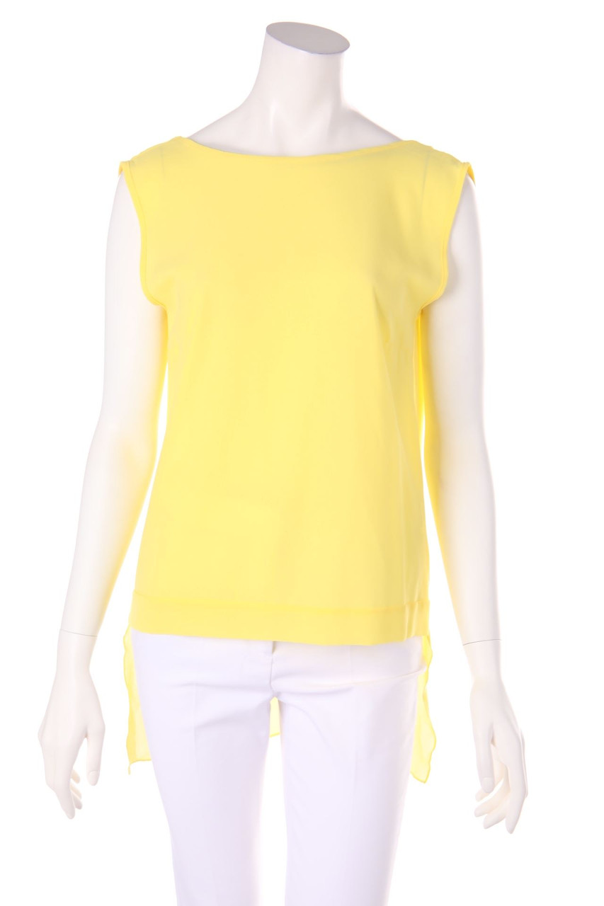 MIA SULIMAN - Vokuhila-Chiffon-Blouse - D 38