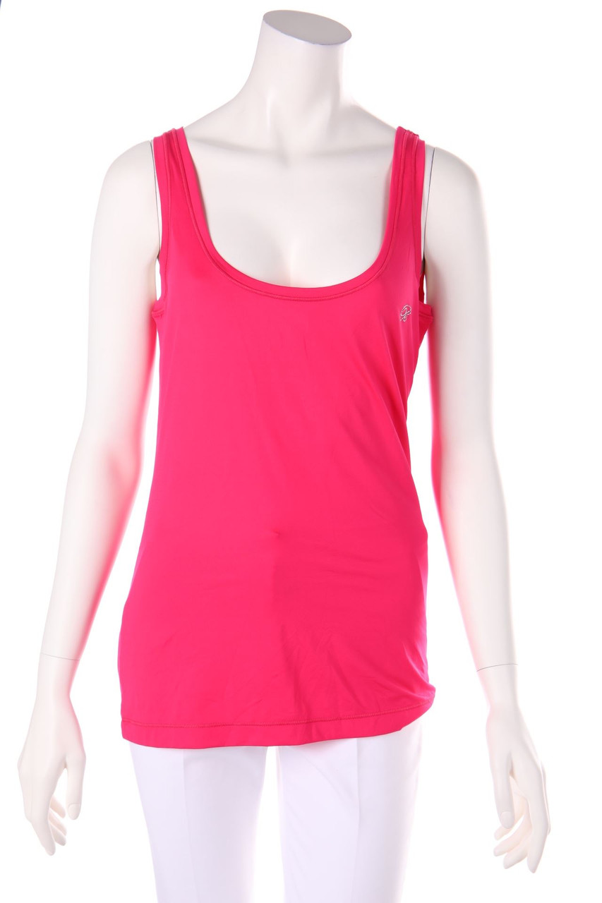 BLUMARINE - Top mit Strass-Logo - L