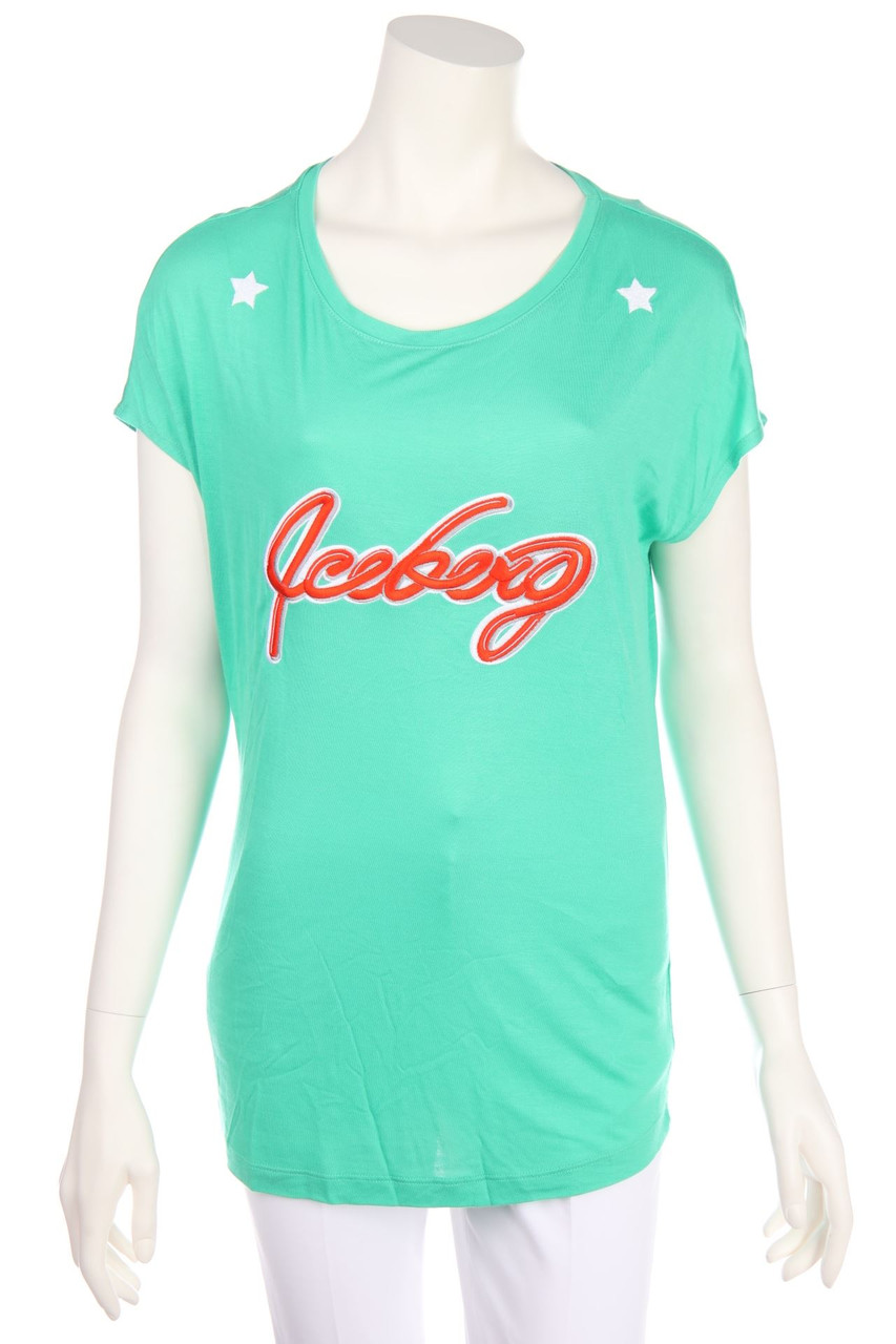 ICEBERG - Shirt mit Logo-Stickerei - D 38
