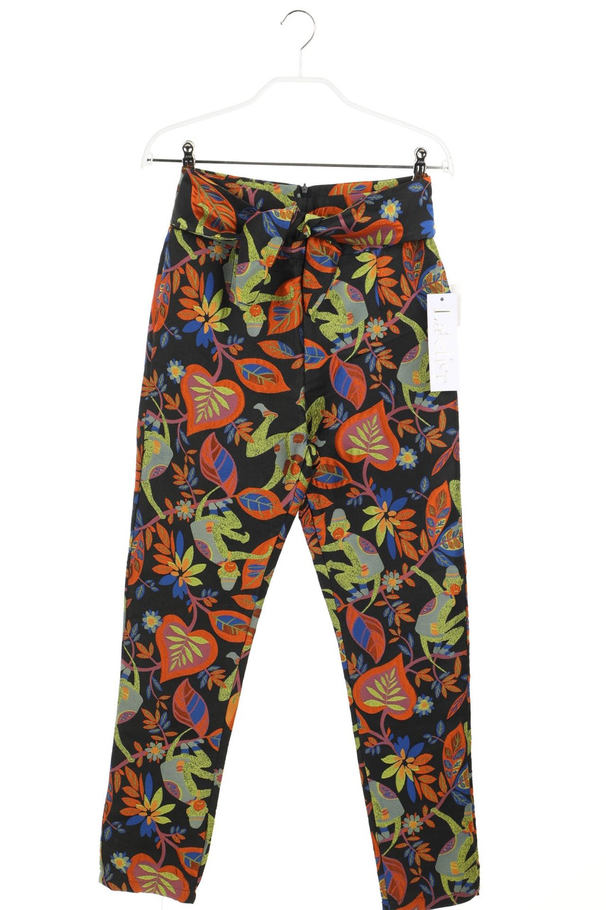 L`atelier de La Mode - Pants with floral print - S