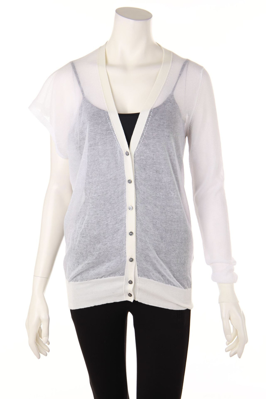 Fabrizio Del Carlo - Cardigan aus Baumwoll-Mix mit Metallic-Effekt - M