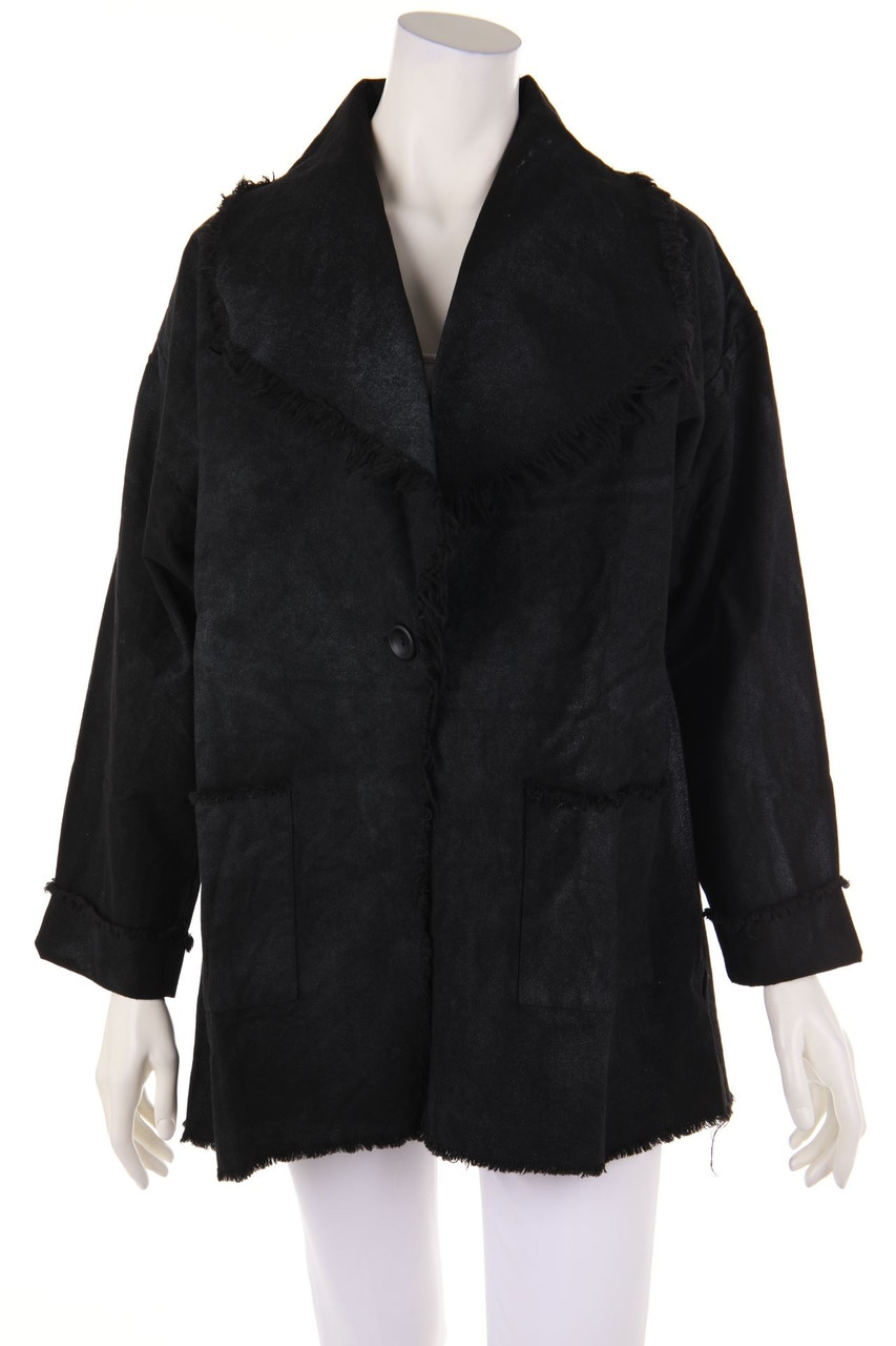 MONICA LENDINEZ - Coat, Cotton with Fringes - L