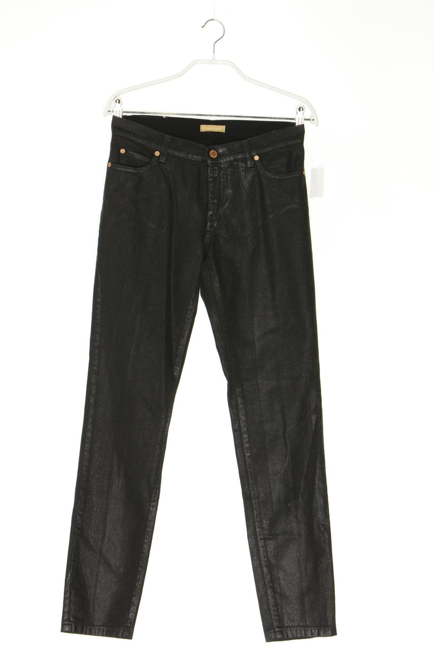 Rosam Cape - Coated Straight Cut Jeans mit Metallic-Effekt - W25