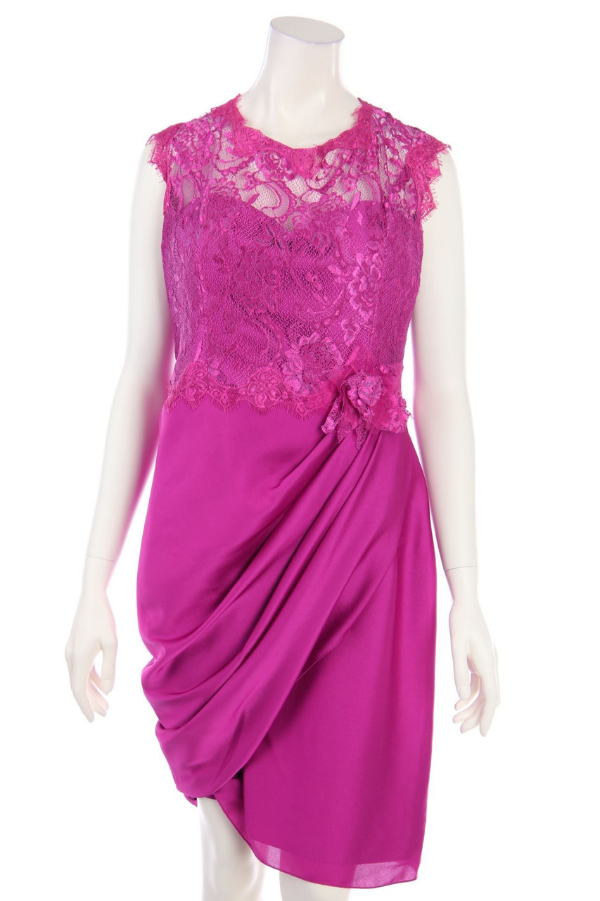 PASTORE couture - Cocktail Dress with Lace Insert - D 42