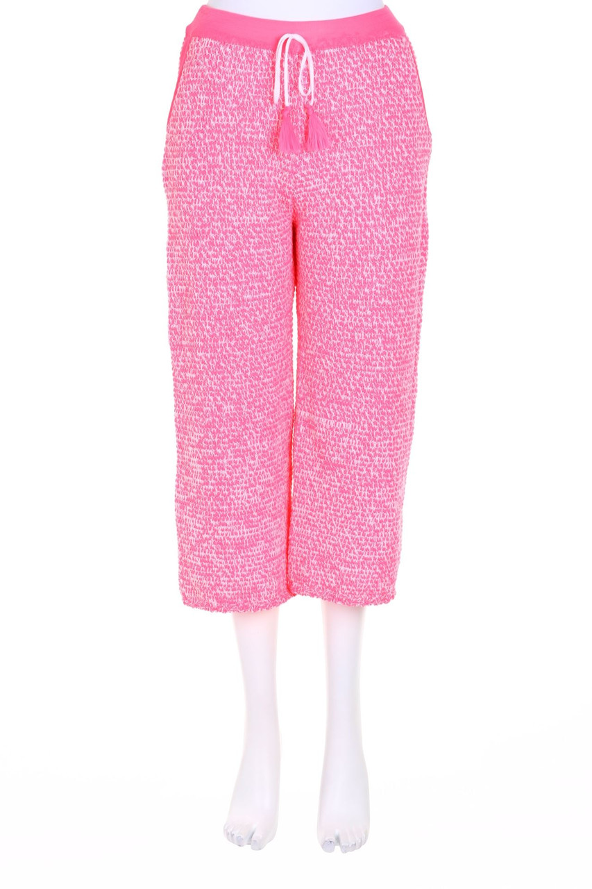 AKEP - Neon-Knit Pants with Drawstring - D 34