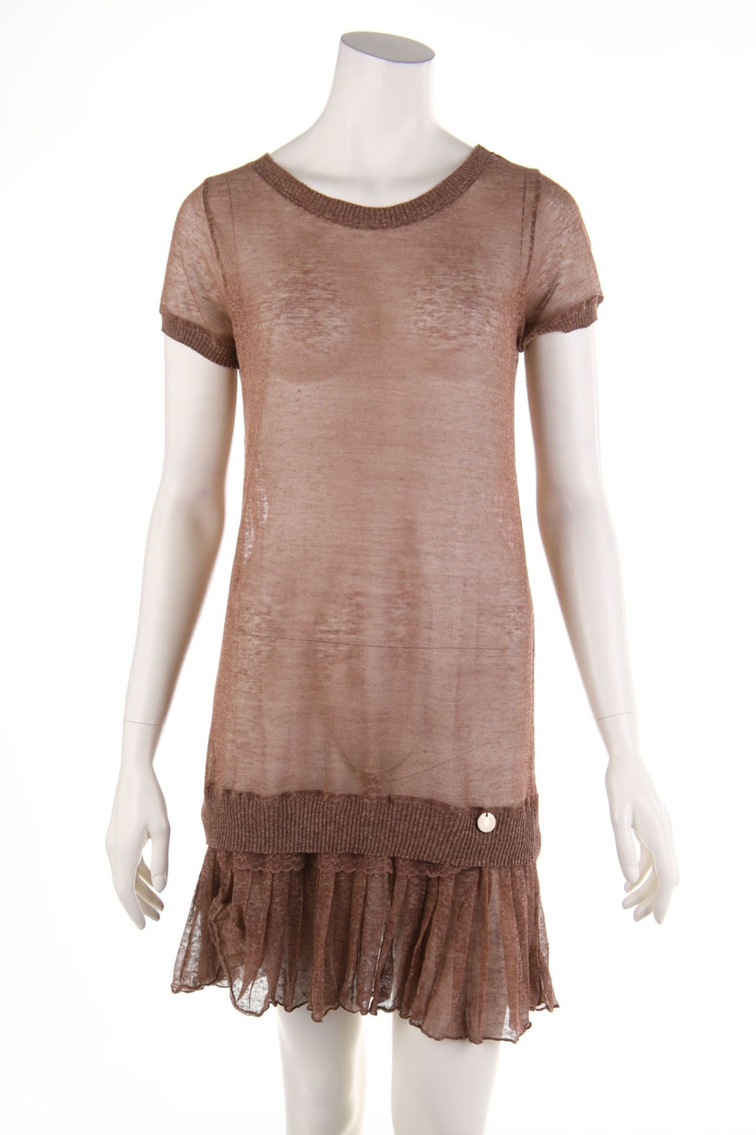 REBEL QUEEN by LIU JO - Knit Dress, Linen Mix - D 38