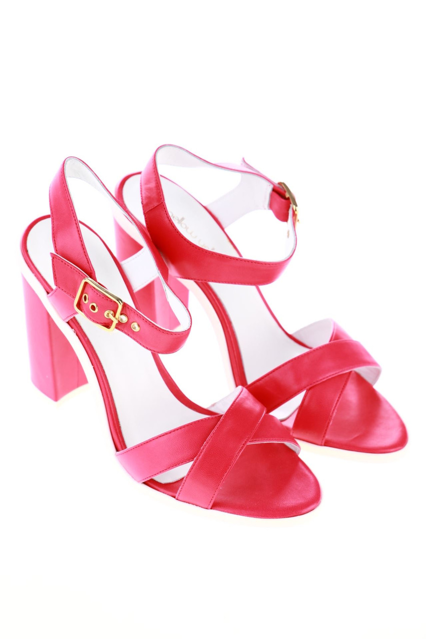 mellow yellow - Leder-Sandalen