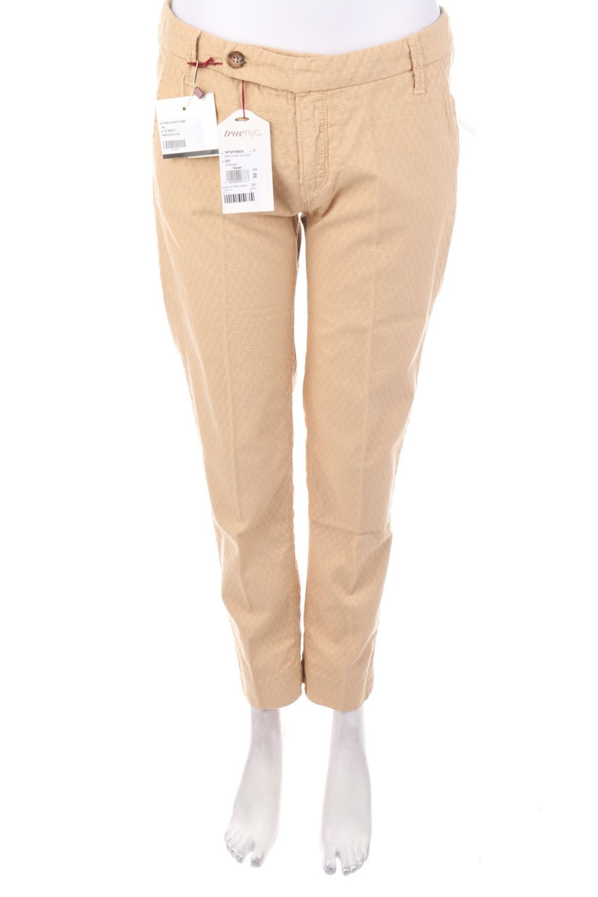 TRUE NYC - Hose mit Logo-Badge - W25