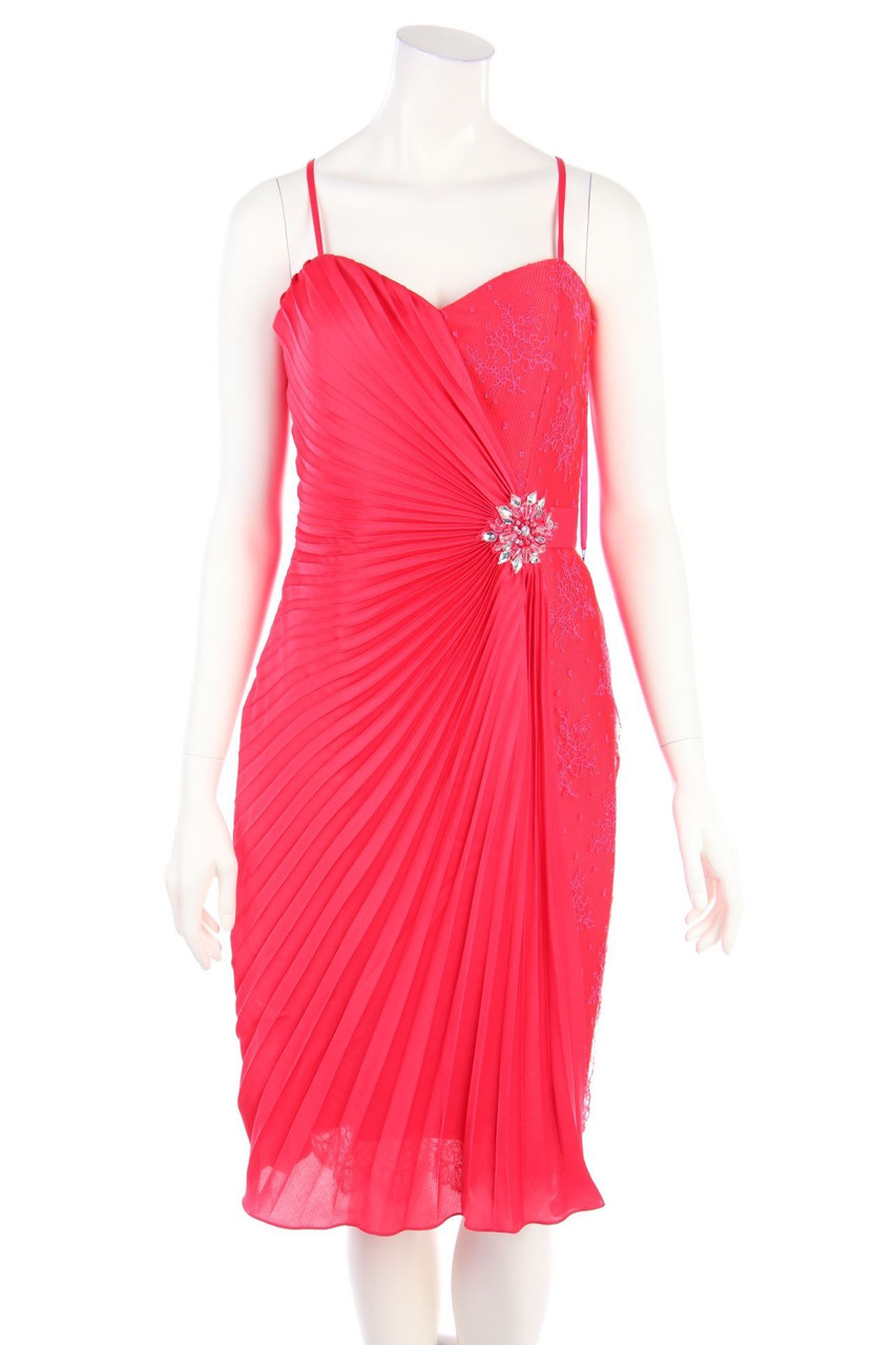 PASTORE couture - Plissé-Dress with Jewelry Stones - D 46