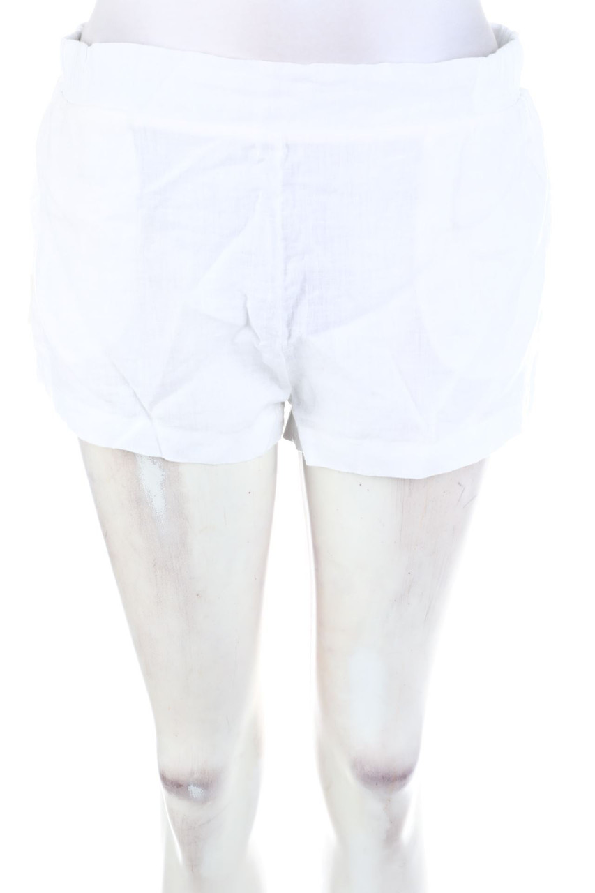ASCENO - Shorts, Linen with Silk Details - M