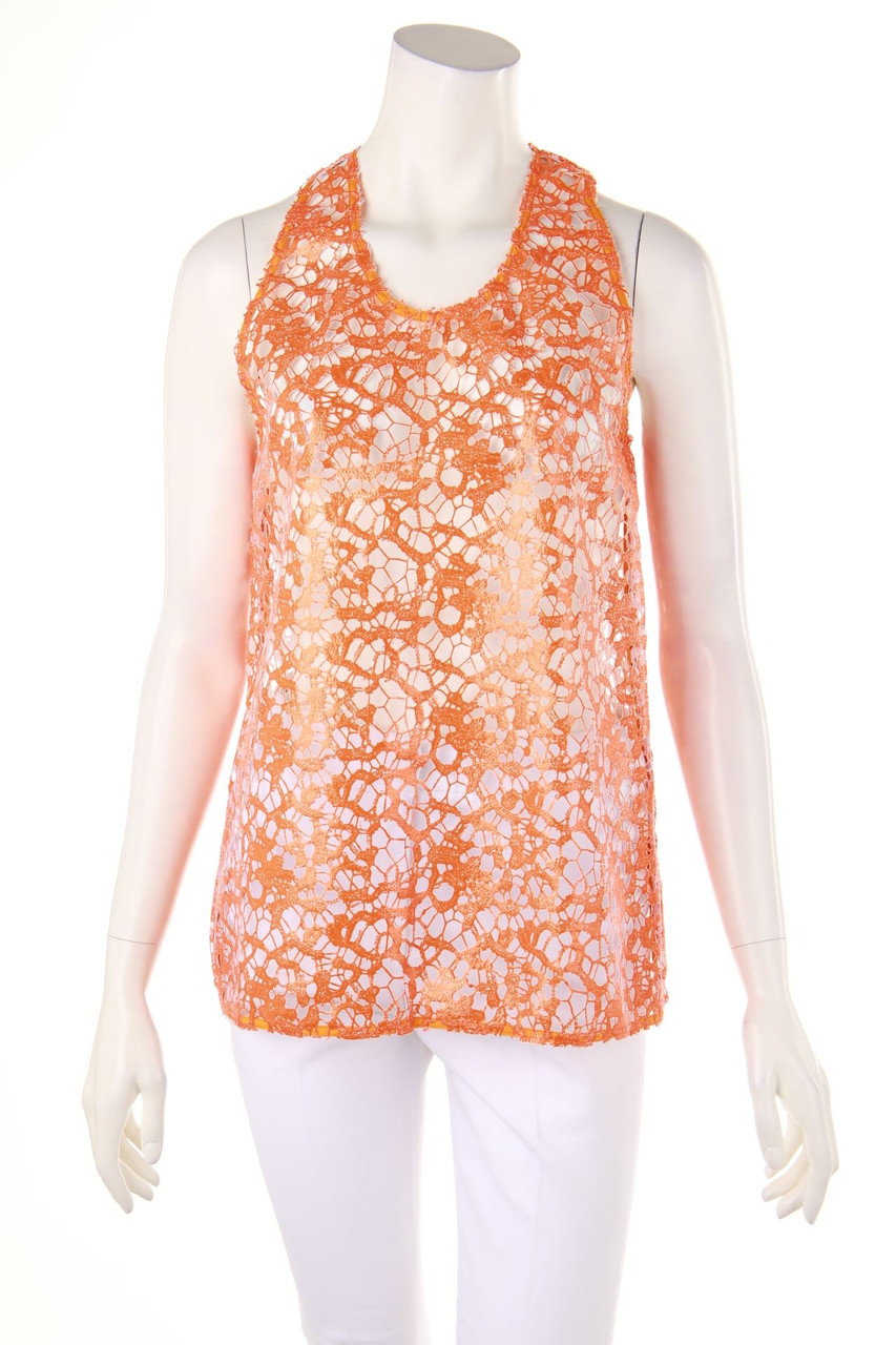 MSGM - Coated-Lace-Top with Sequins - D 36