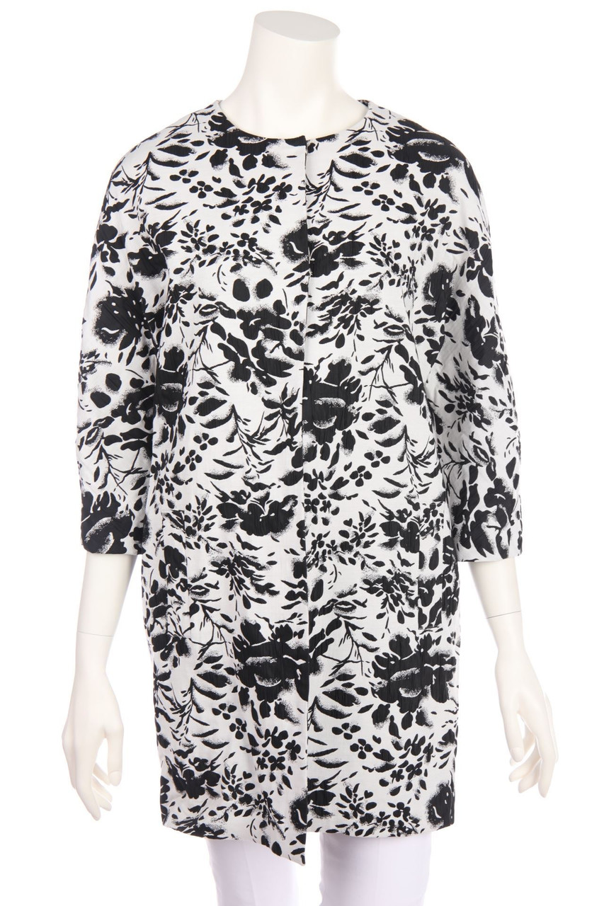 olla parég - Coat with floral print - D 36