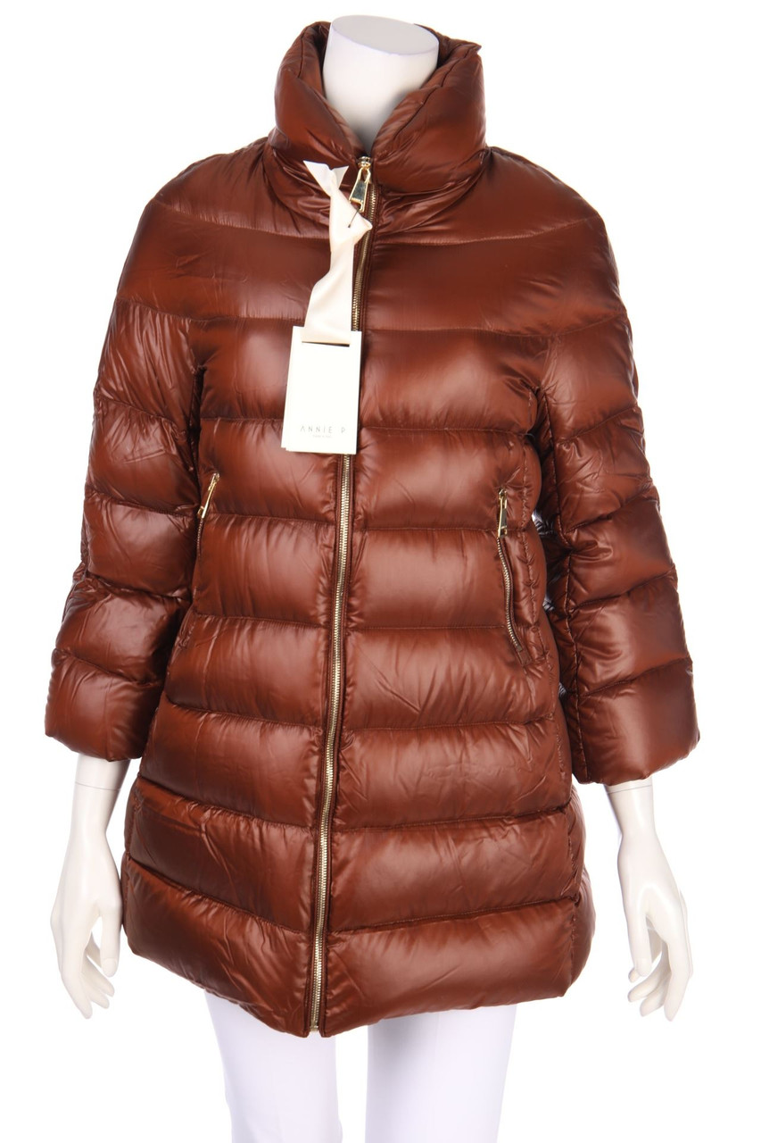 ANNIE P - Down Jacket with Zipper Closure - D 40