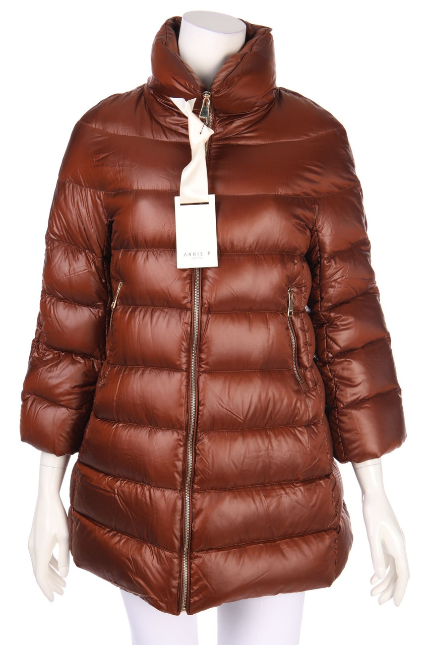 ANNIE P - Down Jacket with Zipper Closure - D 40