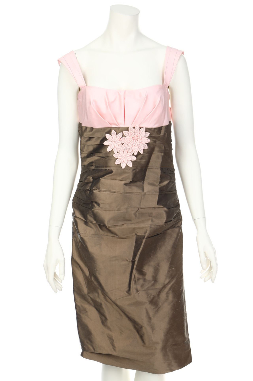 MIREIA BISBE - Cocktail Dress with Ruffles - D 38