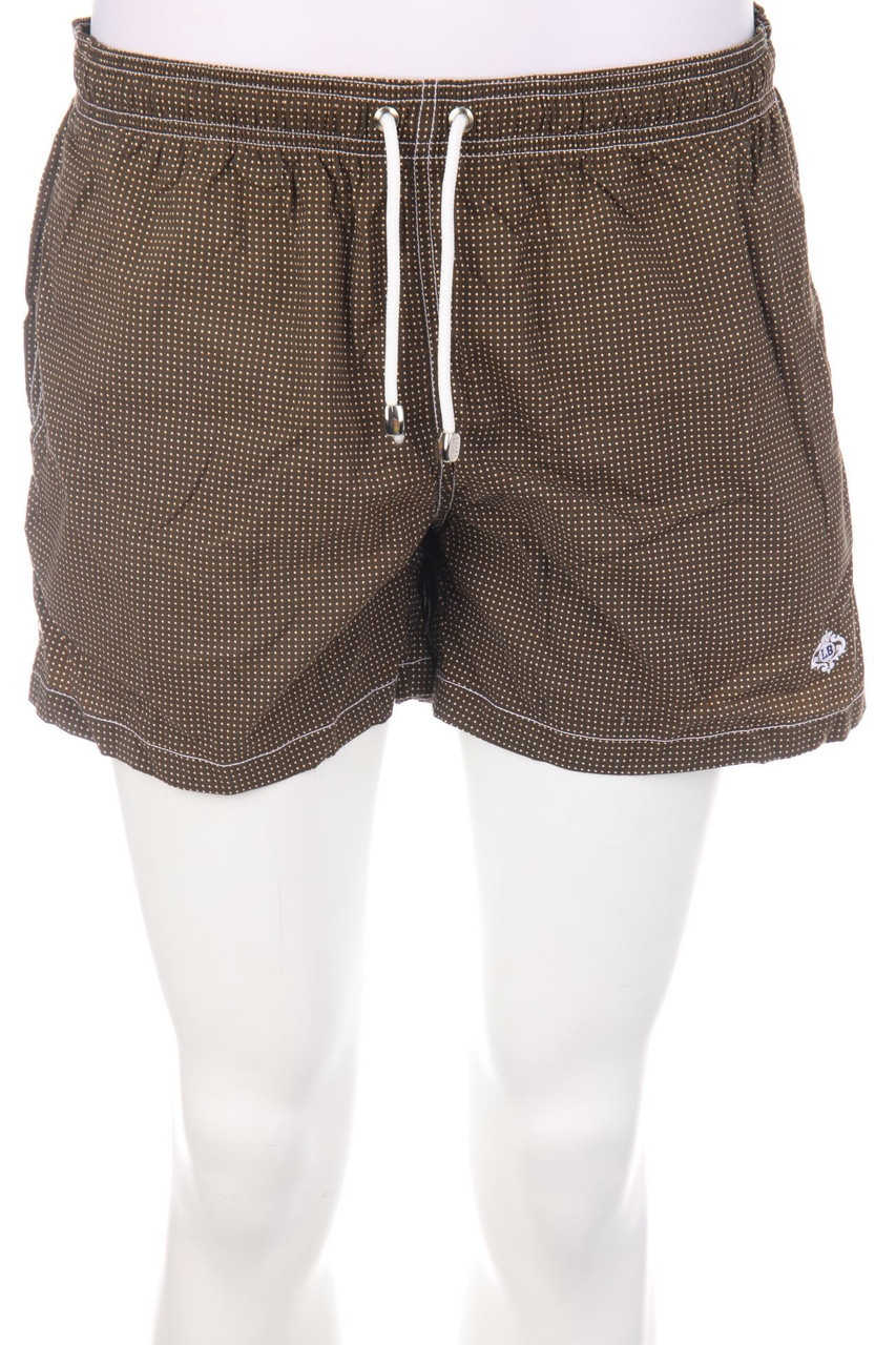 LUIGI BORRELLI NAPOLI - Schwimm-Shorts mit Logo-Stickerei - M