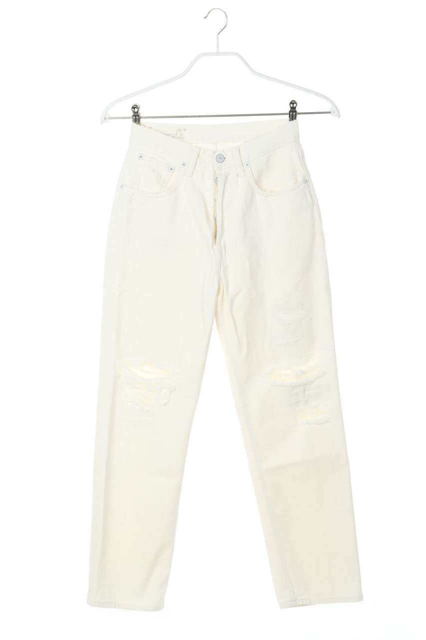 (+)people - Straight Cut Destroyed Jeans - W26