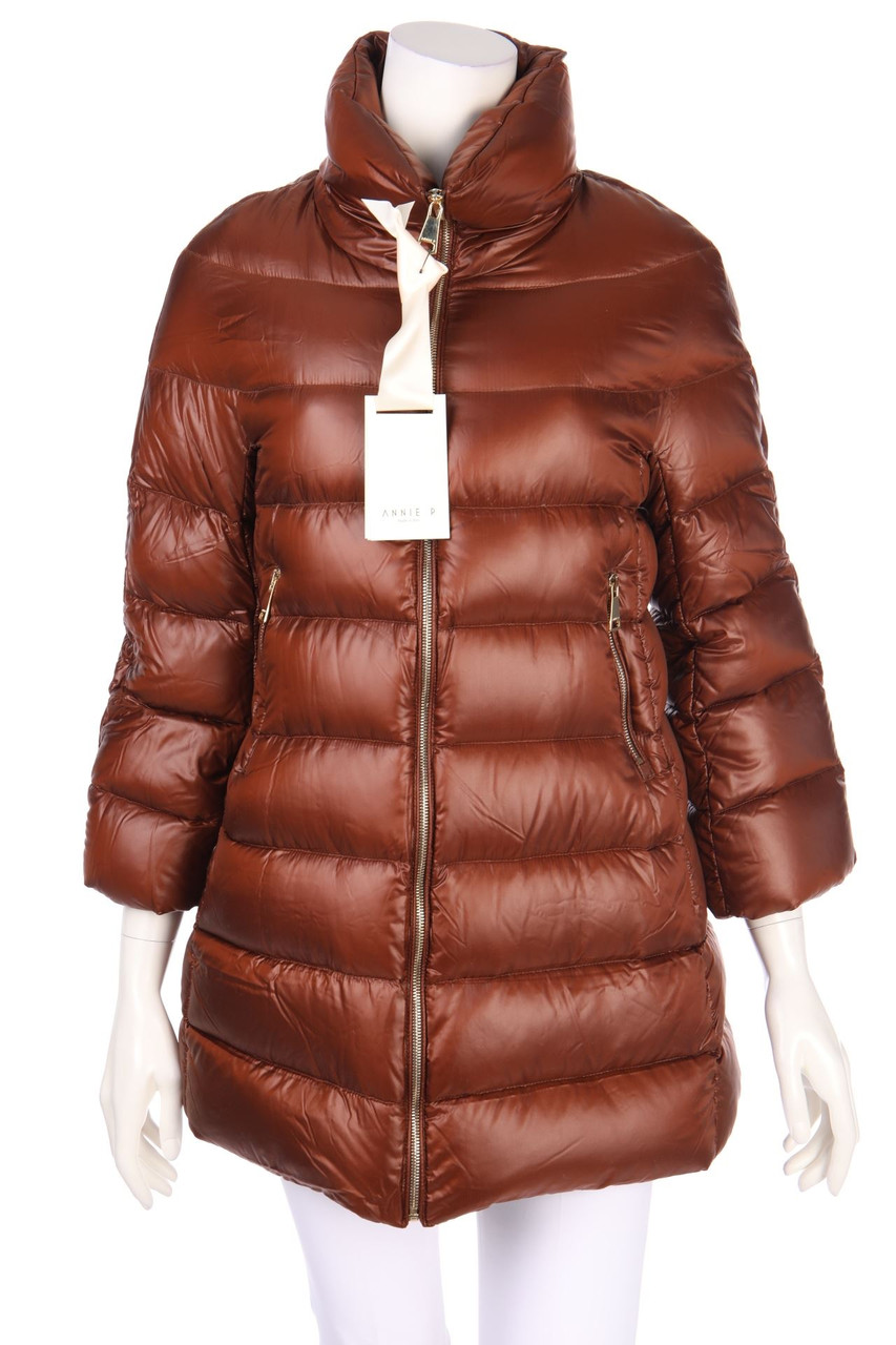 ANNIE P - Down Jacket with Zipper - D 38