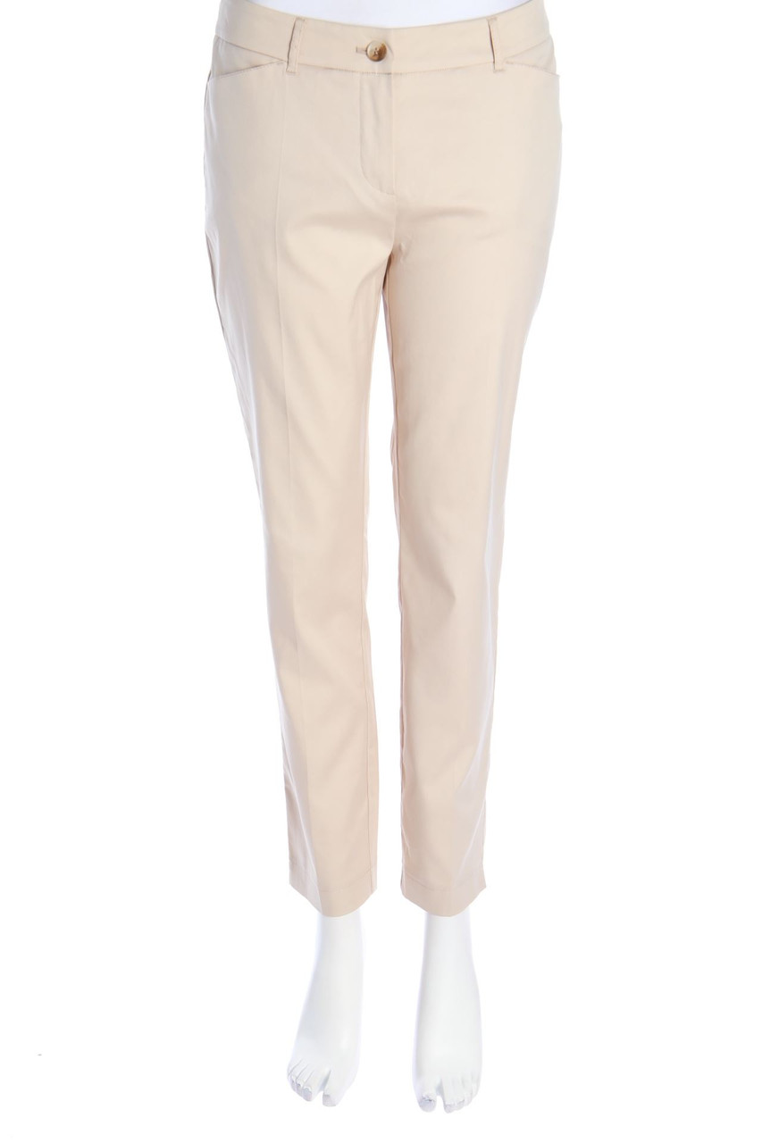 Laurèl - Hose aus Baumwoll-Mix mit Falten - D 36