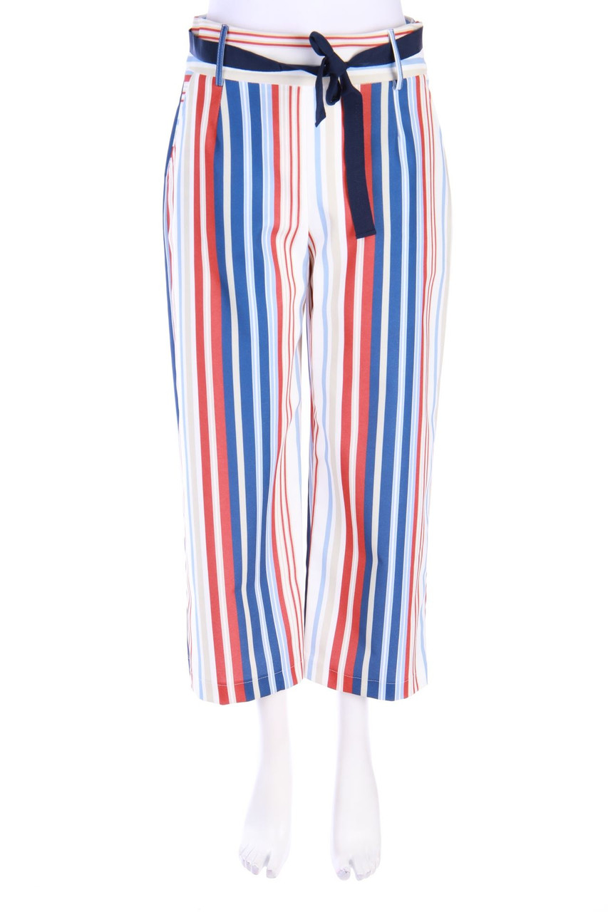 JE T´ÂLENE - Culotte Pants with Stripes - D 38