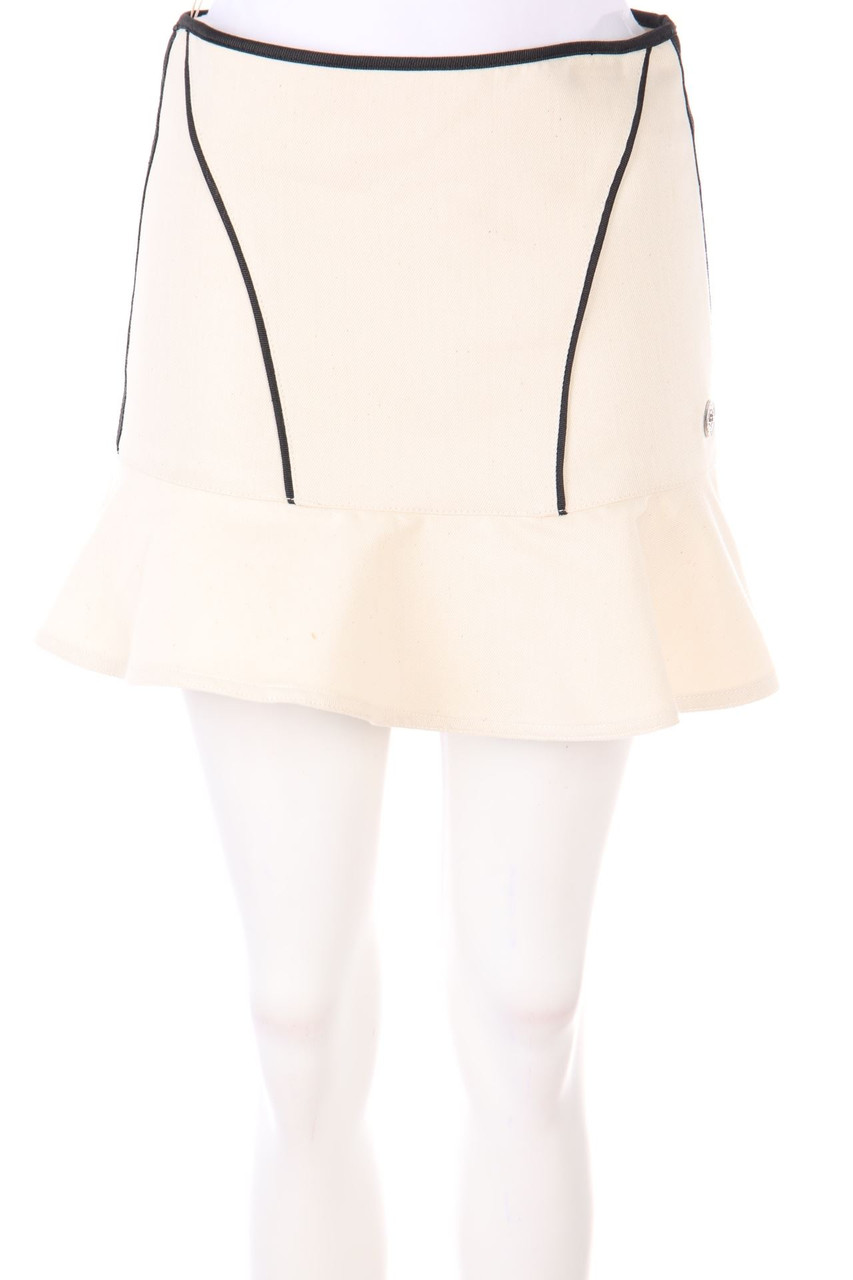 AJ ARMANI JEANS - Skirt with Logo Application with Volants - D 38