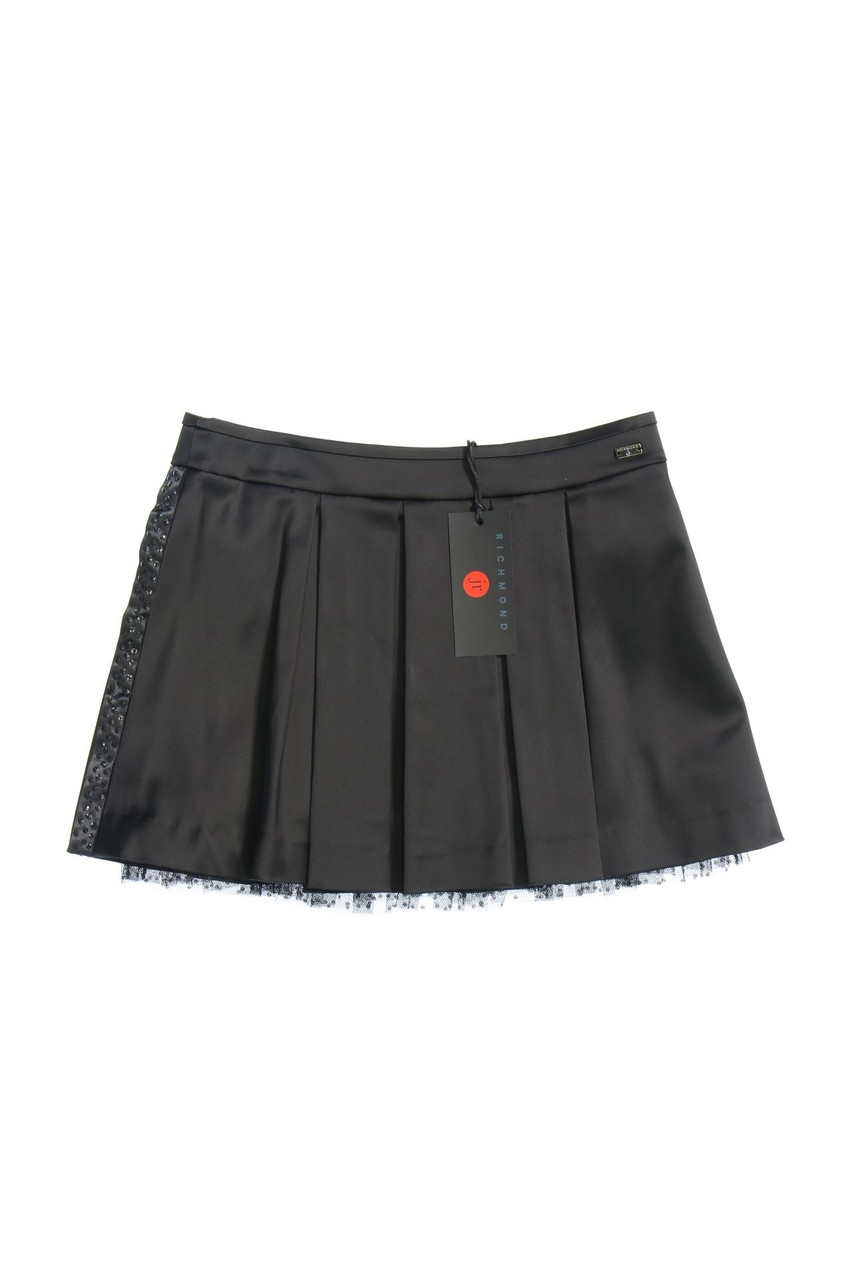 RICHMOND JR - Pleated skirt with Sequins - 140