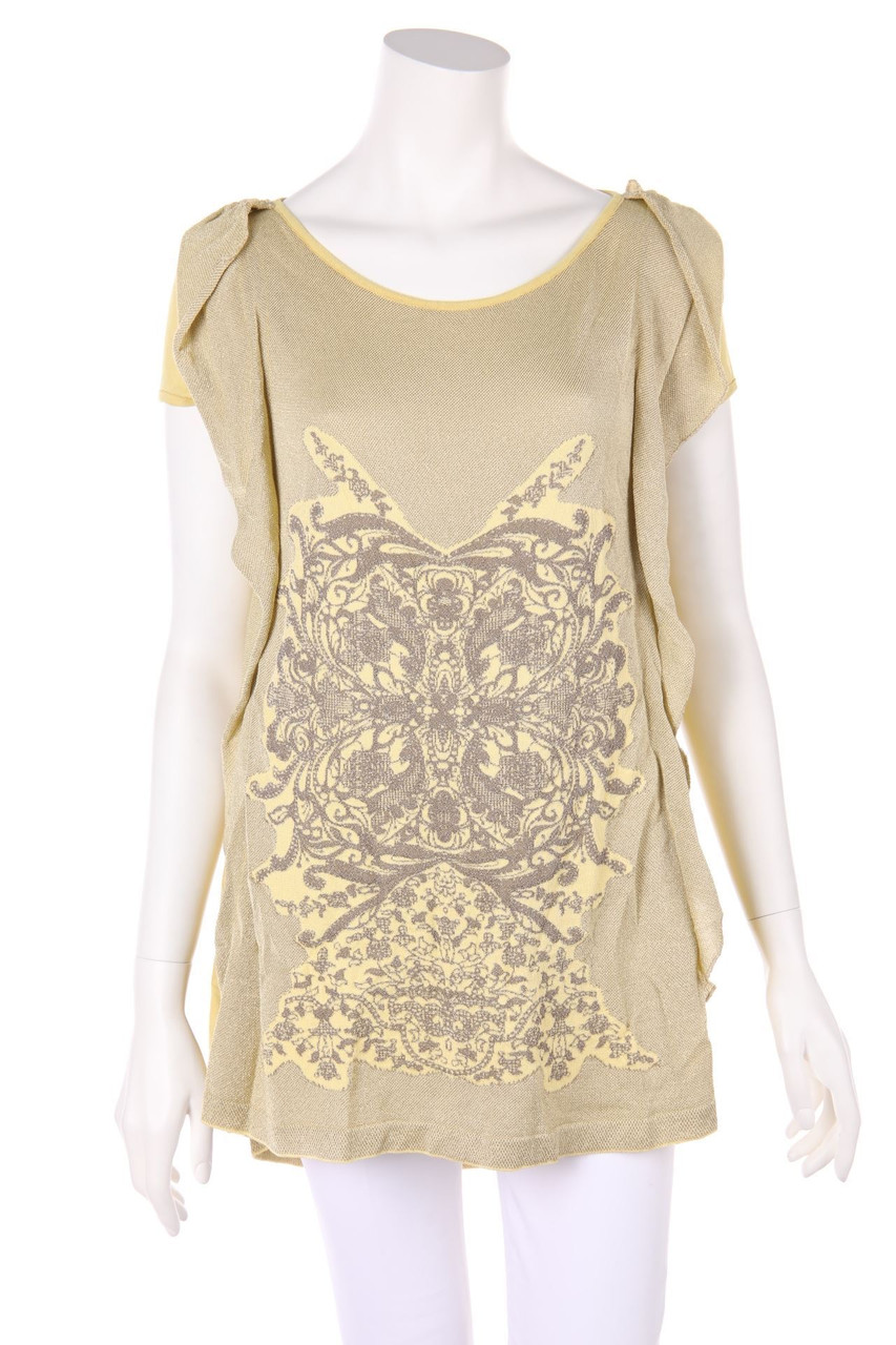 TRICOT CHIC - Glitter-Blouse with floral print - D 36