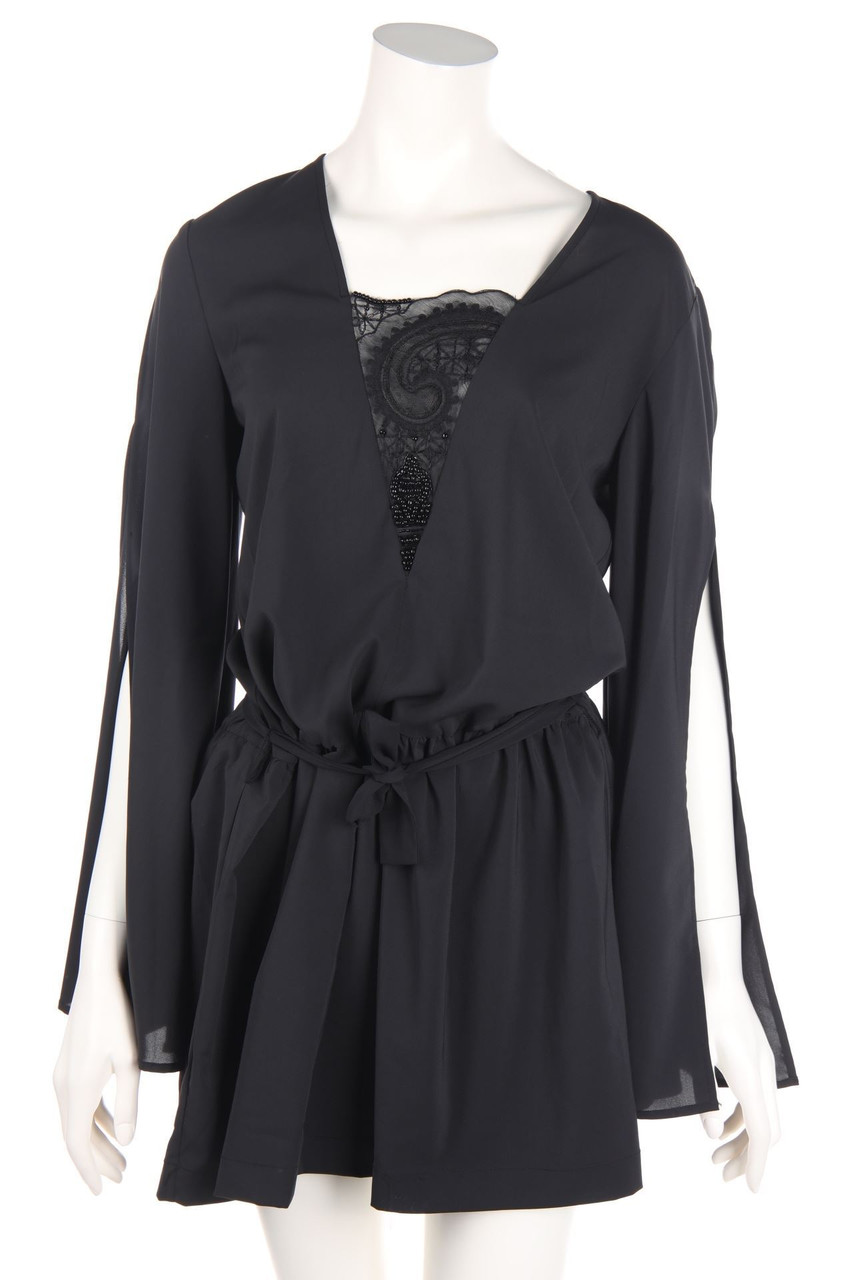 ATOS LOMBARDINI - Party Dress with Lace Insert - D 36