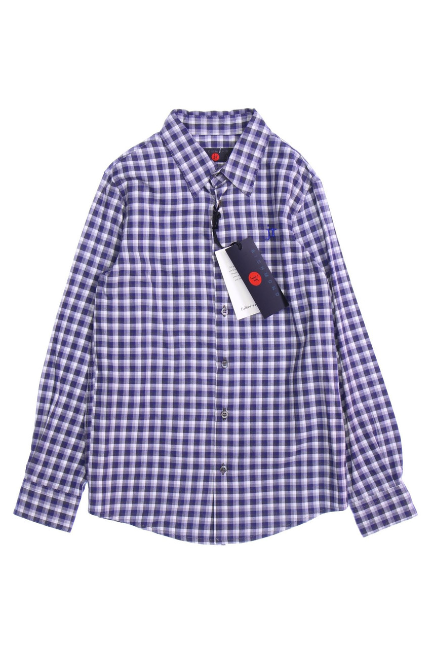 RICHMOND JR - shirt, Checked - 128