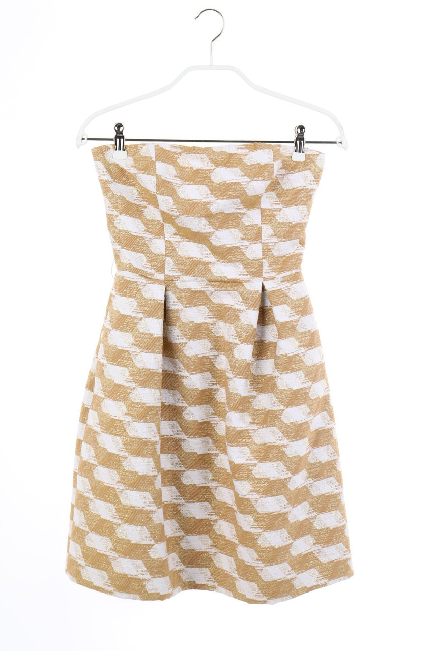 Gold Case - Evening Dress with Metallic Effect - D 34