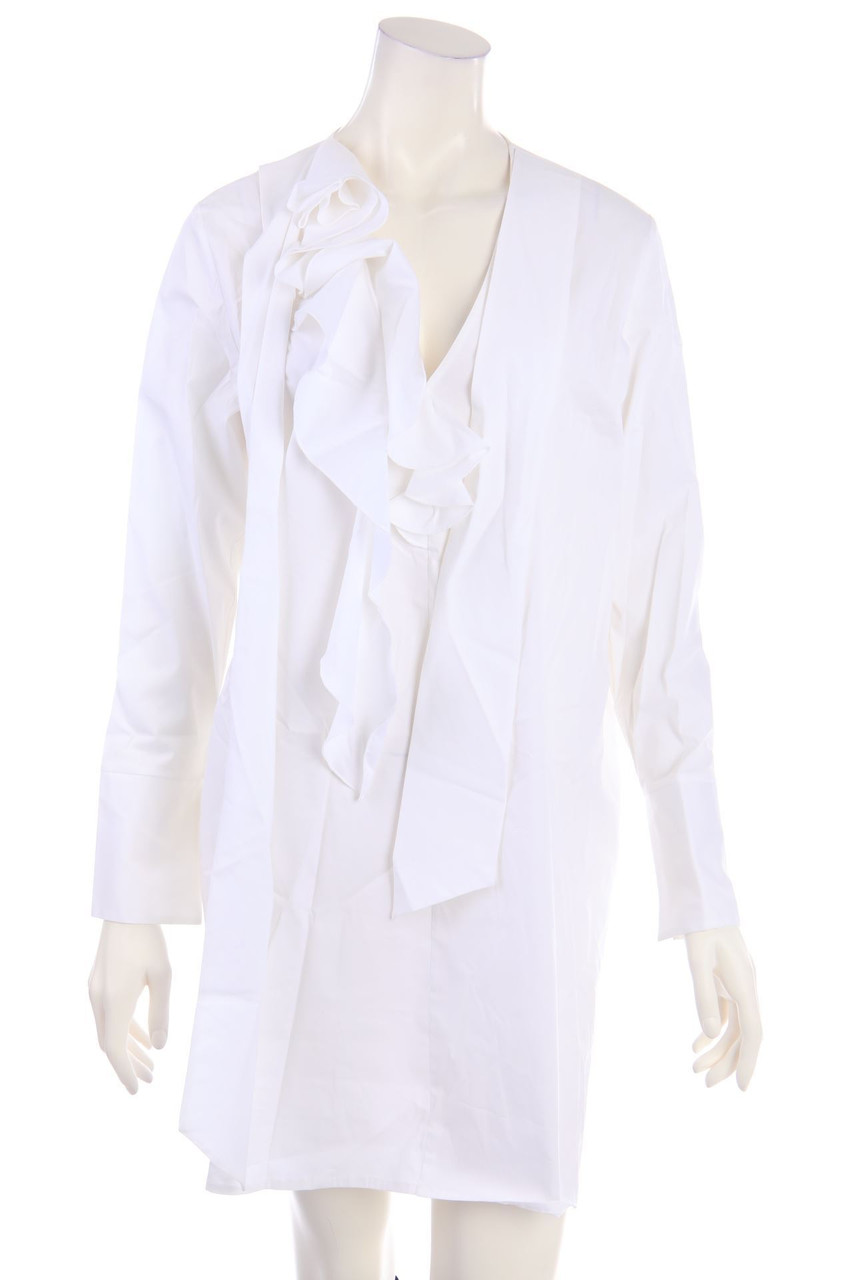 CLARA KITO - Shirt Dress with Volants - D 36