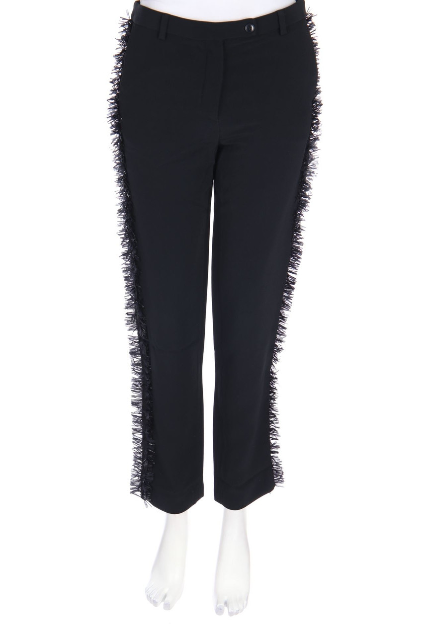 GIANLUCA CAPANNOLO - Chino Pants, Viscose with Fringes - D 40