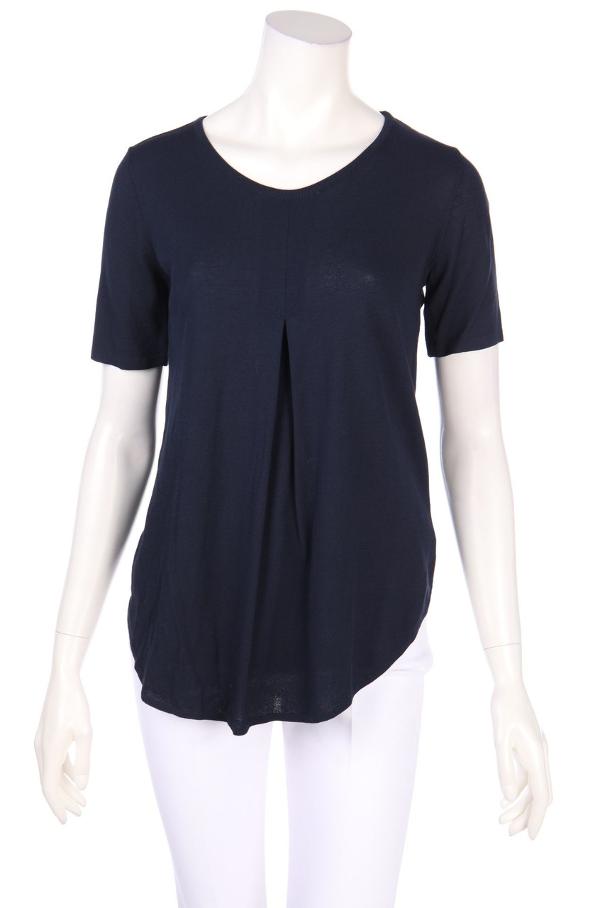 ELLA LAGO DI COMO - Shirt aus Viskose-Mix mit Falten - S