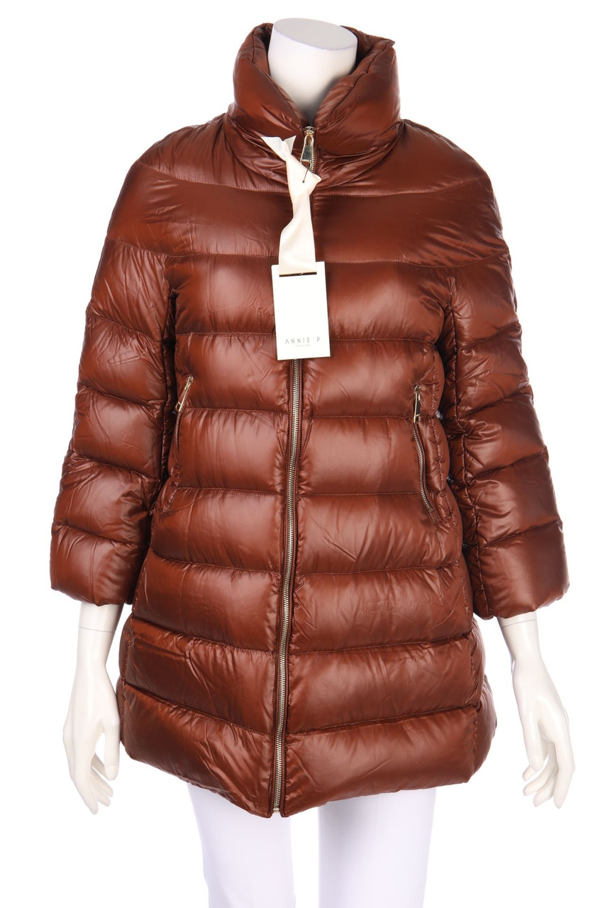 ANNIE P - Down Jacket with Zipper Closure - D 38