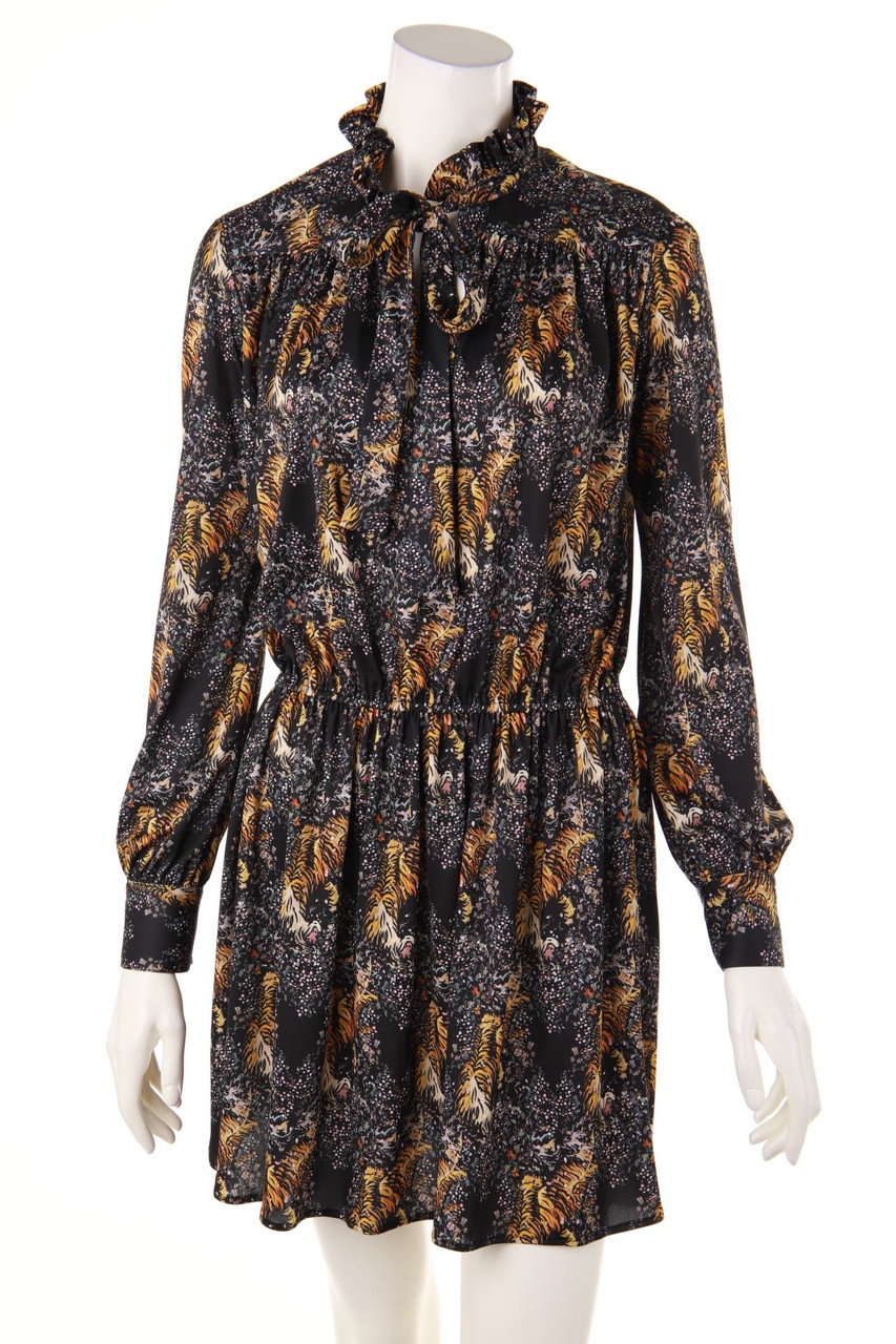 RICHMOND DENIM - Print-dress with Ruffles - D 42