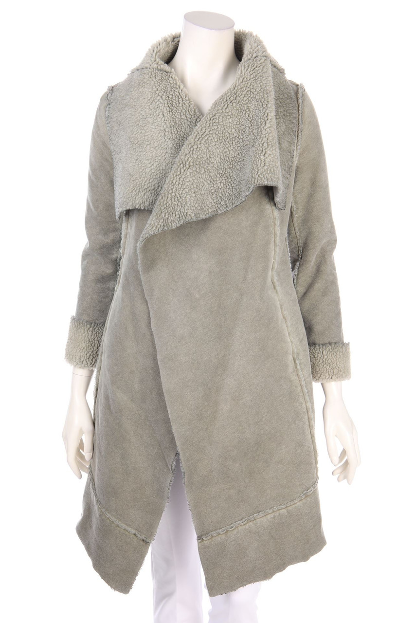 Fornarina - Faux Shearling Coat - S