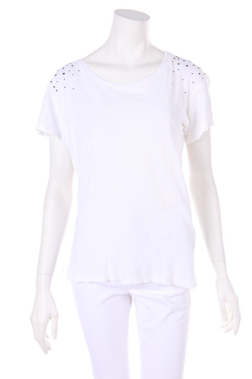 CURRENT/ELLIOTT - Shirt with Jewelry Stones - D 32